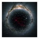 The stellar stream superimposed onto a map of the Milky Way.